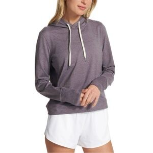Vuori Halo Essential Hoodie in Sawyer Heather